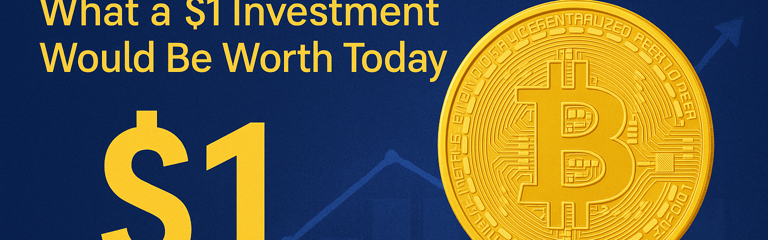 Bitcoin 10 Years Ago: What a $1 Investment Would Be Worth Today