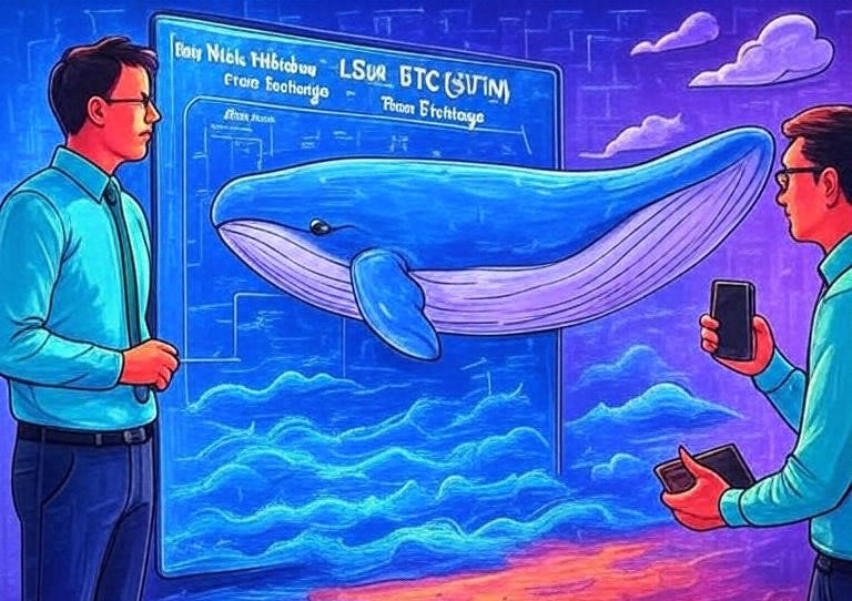 Blockchain diagram showing Bitcoin whale withdrawal of 1,524 BTC from exchange to private wallet