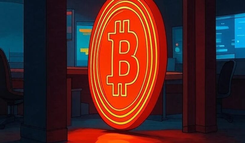 Hong Kong stock ticker for Daren International (01957.HK) with Bitcoin logo, representing corporate crypto consideration