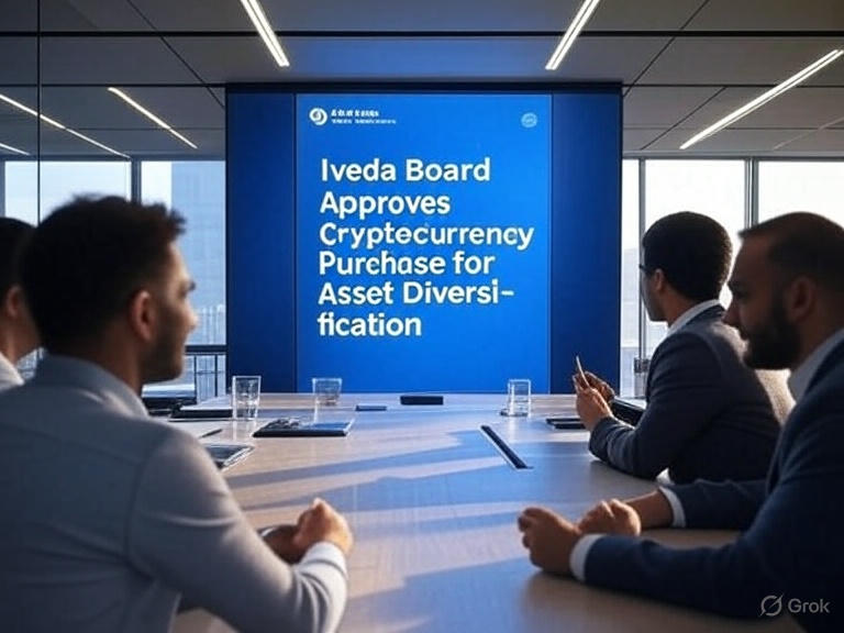 Iveda board approves cryptocurrency purchase to enhance asset diversification and support innovation strategy.