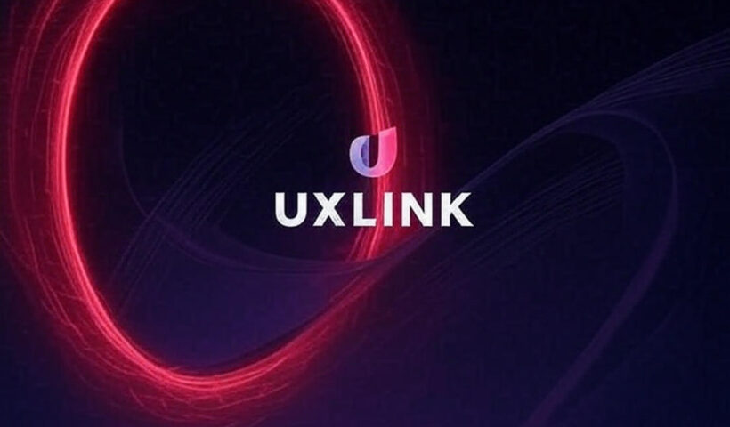 UXLINK blockchain migration portal interface showing transfer process from old to new network