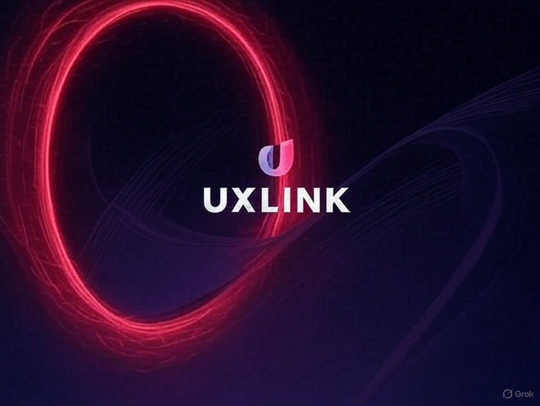 UXLINK blockchain migration portal interface showing transfer process from old to new network