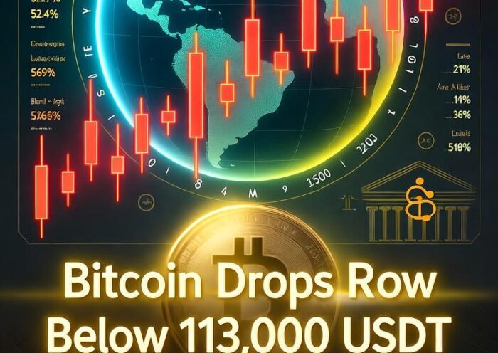 Bitcoin (BTC) price chart showing a minor dip to $112,950 on October 29, 2025