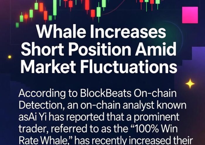 Bitcoin chart showing whale short position increase of 666 BTC with current unrealized loss