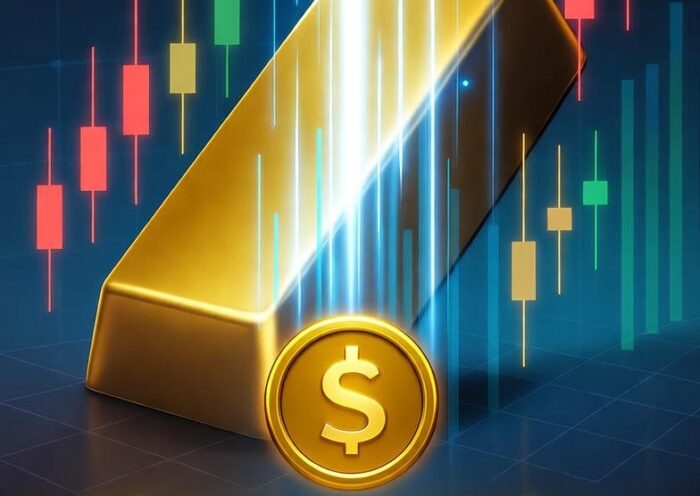 Chart showing the Morgan Stanley gold price forecast rising to $4,500 per ounce by mid-2026