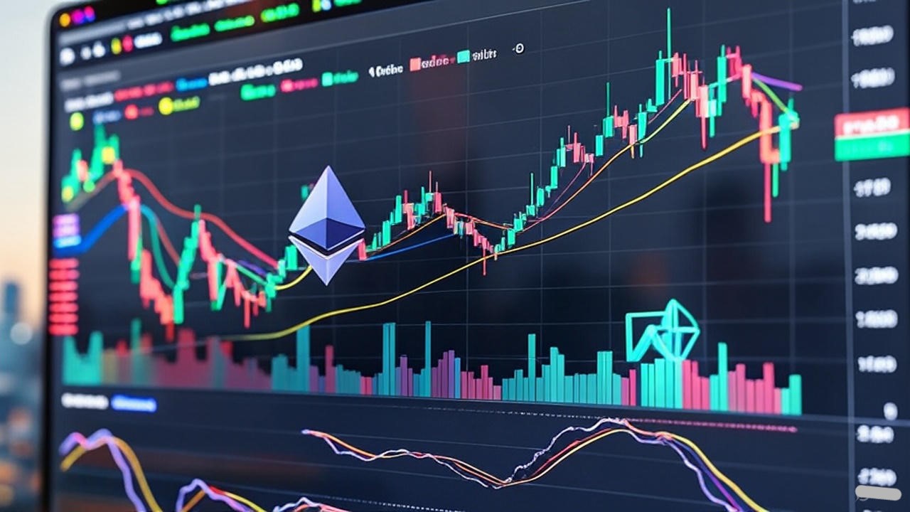 Quantum Solutions corporate logo with Ethereum blockchain visualization showing 500 ETH purchase