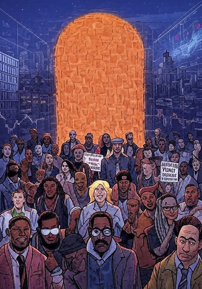 ADP employment report chart showing 32,000 job decline