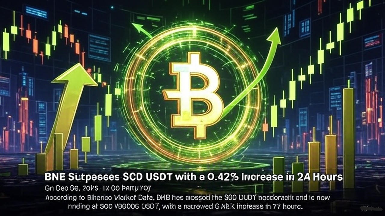 BNB price chart showing consolidation and a slight gain above the $890 support level in December 2025